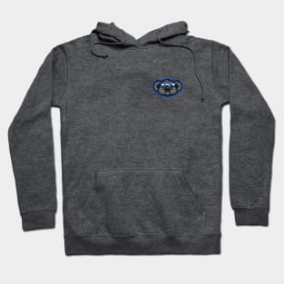 Blue (corner) logo Hoodie